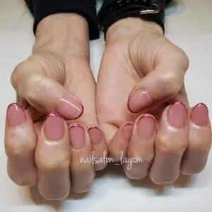 スキニーラメフレンチ