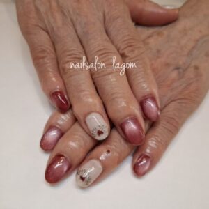 10月の定額ネイルゴシックハート()