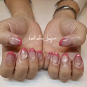 11月の定額ネイル(マグ＆フレンチ)