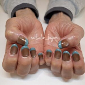 11月の定額ネイル(マグ＆フレンチ)