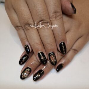 限定ネイル(オーロラジュエリー)