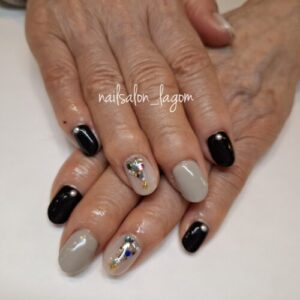 12月の定額ネイル(リース×ツリー)