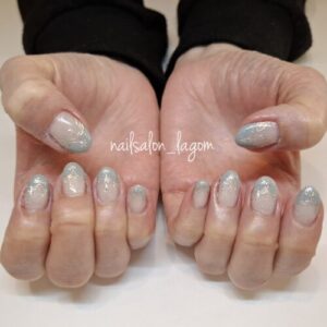 限定ネイル(アラビアンフレンチ)