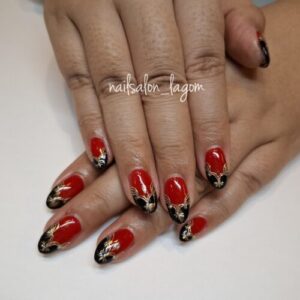 限定ネイル(アラビアンフレンチ)