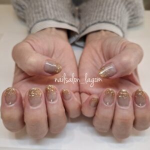 ワンカラー×グラデーション