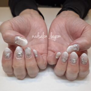 限定ネイル(ギャラクシーグラデ)