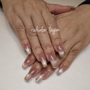 マグネット×ラメ