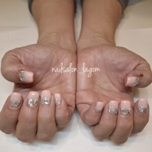 限定ネイル(ギャラクシーグラデ)