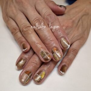 限定ネイル(ブランケットチェック)