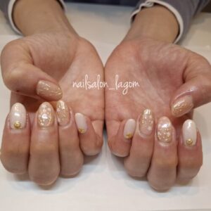 限定ネイル(ミラーボタニカル)