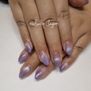 3月の定額ネイル(カラー＆マググラデ)