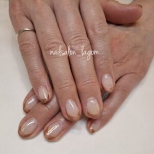 限定ネイル(グラデ＆フレンチ)