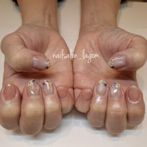 マグネット×ドライフラワー