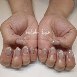 5月の定額ネイル(マグ＆フレンチ)