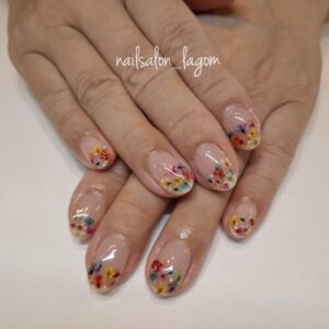 ドライフラワーネイル