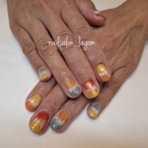 限定ネイル(メルティングニュアンス)